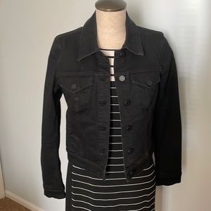 WHBM Black Jean Jacket